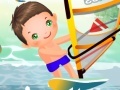 Game Couple baby windsurfing