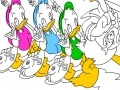 Game Donald and Family Online Coloring