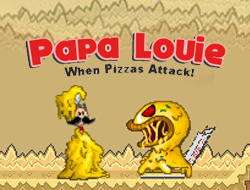Game Papa Louie: When Pizzas Attack online.