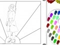 Game Kristin Davis Online Coloring Game