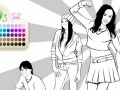 Game hannah montana coloring