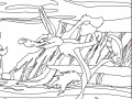 Game Road Runner Online Coloring Page