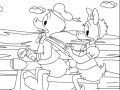 Game Donald Duck In Scooter Online Coloring Game