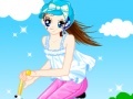 Game Cycling Girl Dress Up
