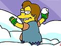 Game Simpsons Snowball Fight