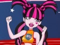 Game Cheerleader Draculaura dressup