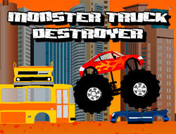 Game Monster truck destroyer online.