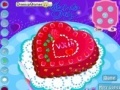 Game Valentine cake decoration