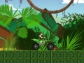 Game Ben 10 in the jungle on a motorcycle