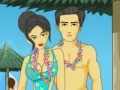 Game Kisses on the Hawaiian beach
