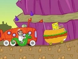 Game SpongeBob racing tournament online.