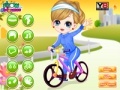 Game The Little Girl Learn Bicycle