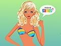 Game Dress - Blonde on the beach