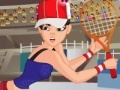 Game Tennis sporty girl