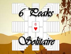 Game 6 Peaks Solitaire online.