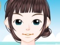Game Make-up on the seashore