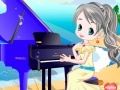 Game Piano on the beach