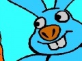 Game Bunnies and Carrots Online Coloring Game