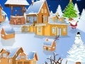 Game Snowy Village Decor