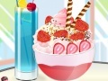 Game Strawberry ice cream decoration