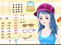 Game The girl with blue hair