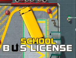 Game School Bus License online.