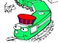 Game Train coloring book 2