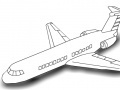 Game Colour the airplane