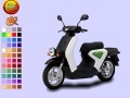 Game Black Scooter Coloring 