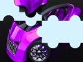 Game Futuristic pink car puzzle