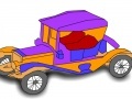Game Old historic car coloring