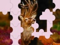 Game Brown deer on the forest puzzle
