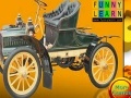 Game Black historic car puzzle