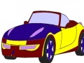 Game Fast comfortable car coloring