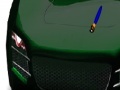 Game Fast green car coloring