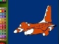 Game Airplane coloring
