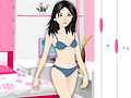 Game Girl with Cute Kitten