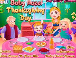 Game Baby Hazel Thanksgiving Day online.
