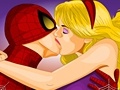 Cluiche Spider Man Kiss