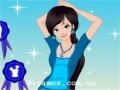 Game Blue Girl Dress up