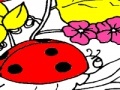 Game Strawberrys and ladybug coloring 