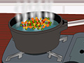 Game Cooking vegetable salad
