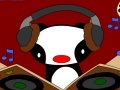 Game Music Panda Coloring