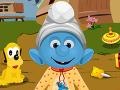 Game Smurfs Baby Bathing 