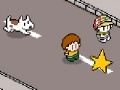 Game Boy Being Chased By Dog