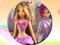 Game Winx Club Round Puzzle