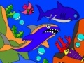 Game Rosy Coloring Book: Shark Family