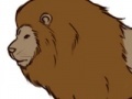 Game Proud lion coloring