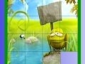 Game Frog on the Stone Slide Puzzle