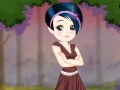 Game Girl in the Woods